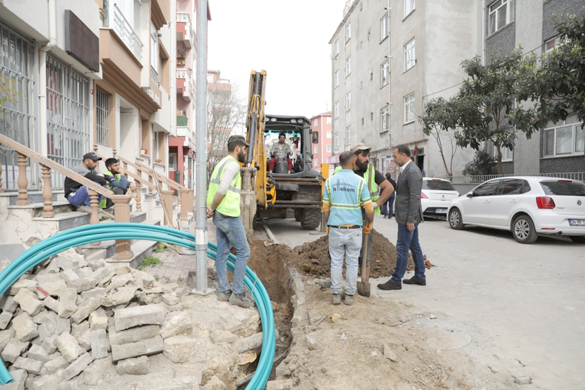 Alibey’de Sokak İyileştirme çalışmaları sürüyor