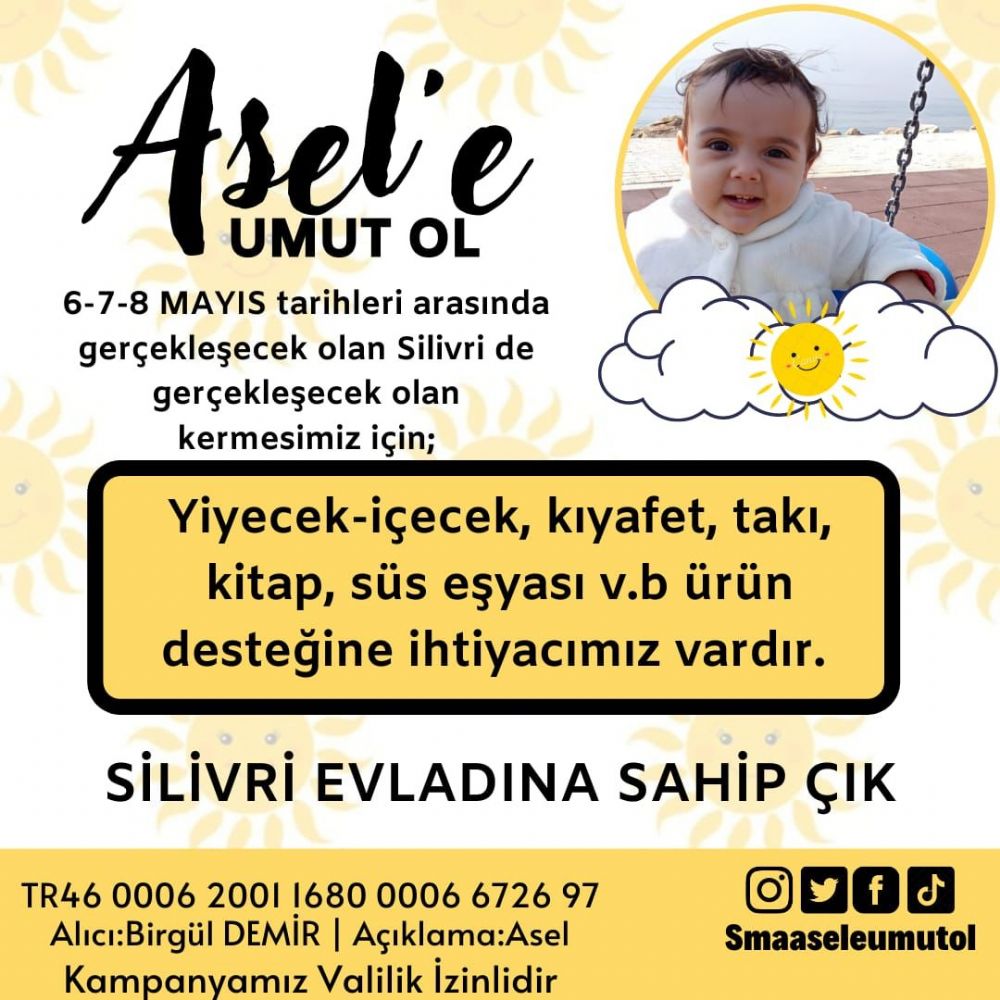 Asel’e umut olalım