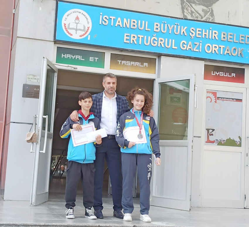 Karate başarısı ödüllendirildi