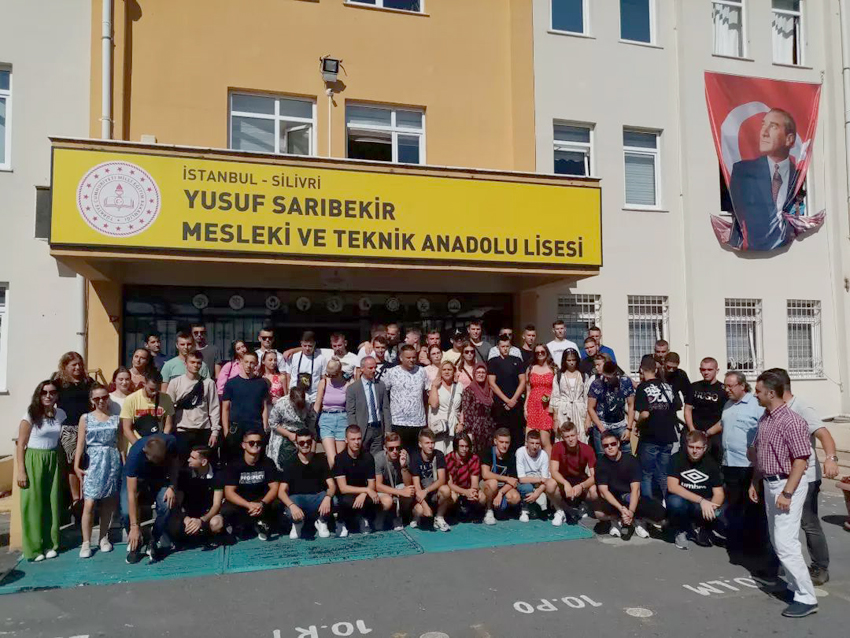 Sarıbekir Lisesi’ne kardeş okul ziyareti