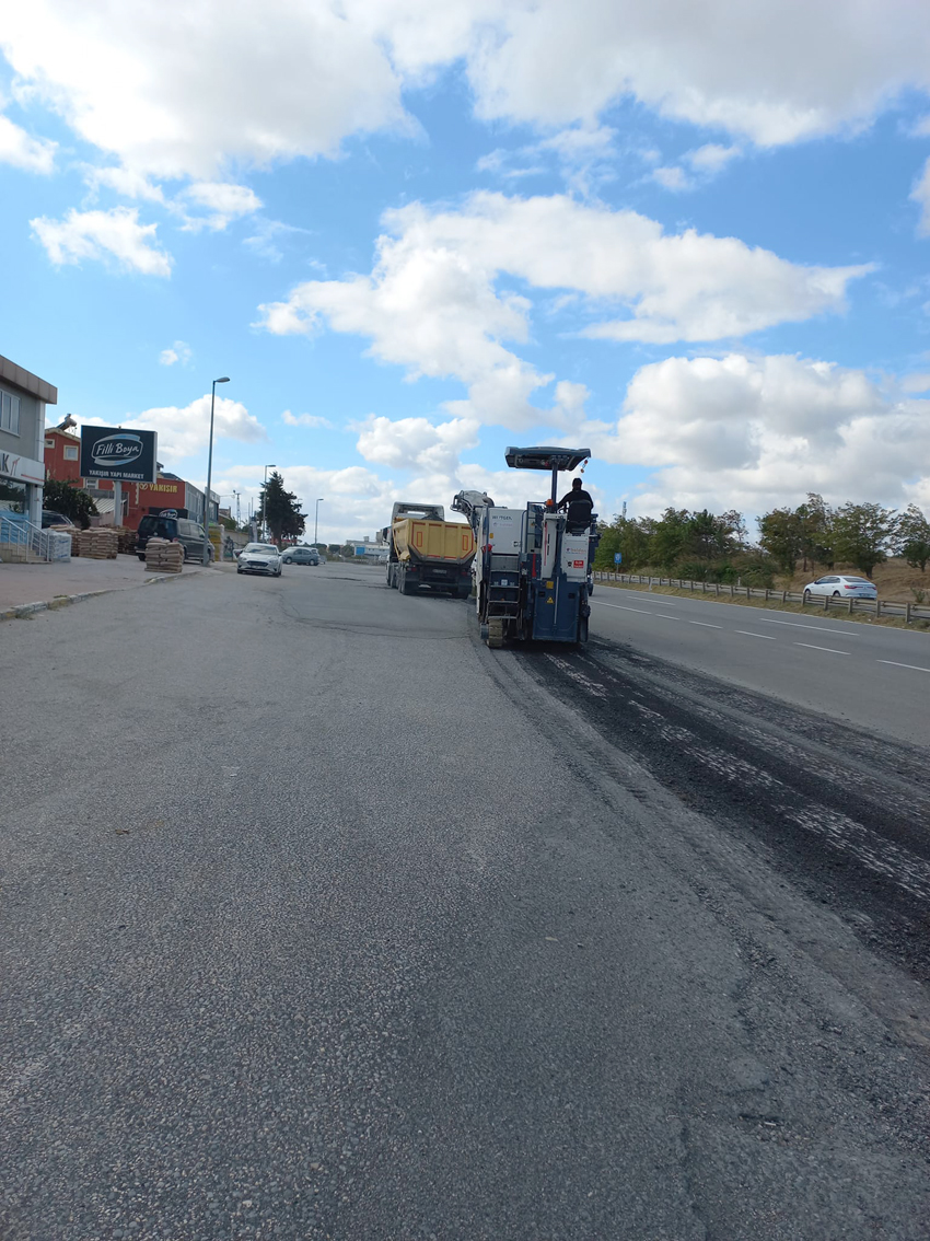 Semizkumlar’da beklenen yol çalışması başladı