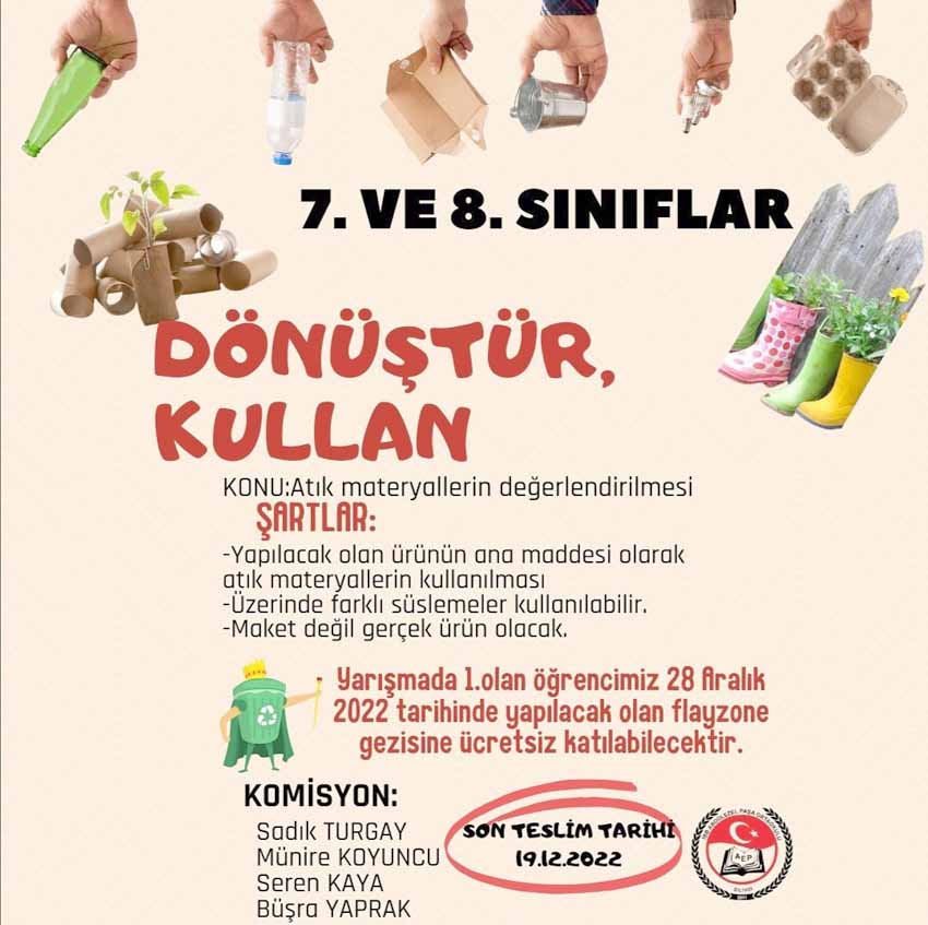 “Dönüştür ve kullan” yarışması