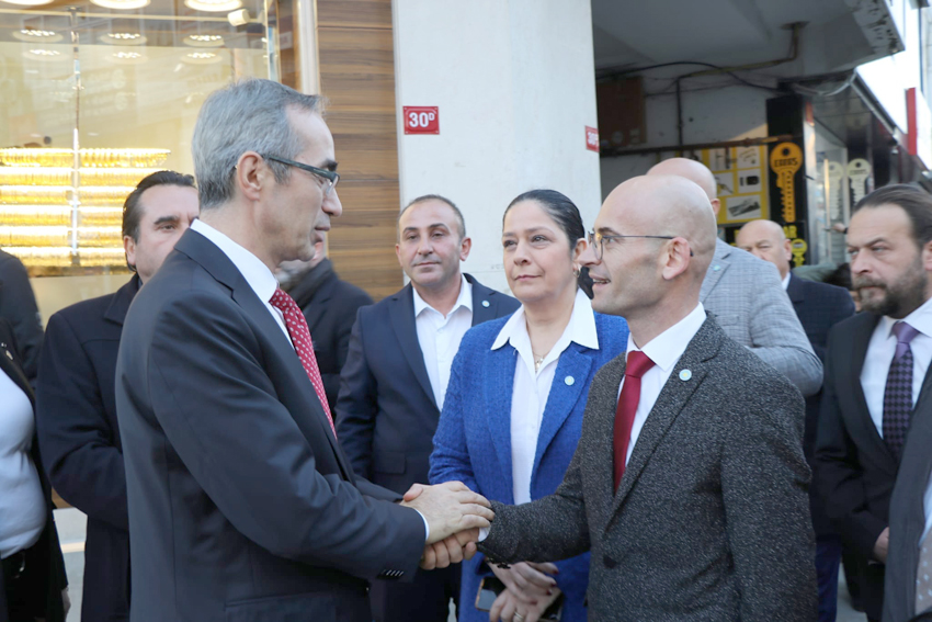 Yeni İl Başkanından  hayırlı olsun ziyareti