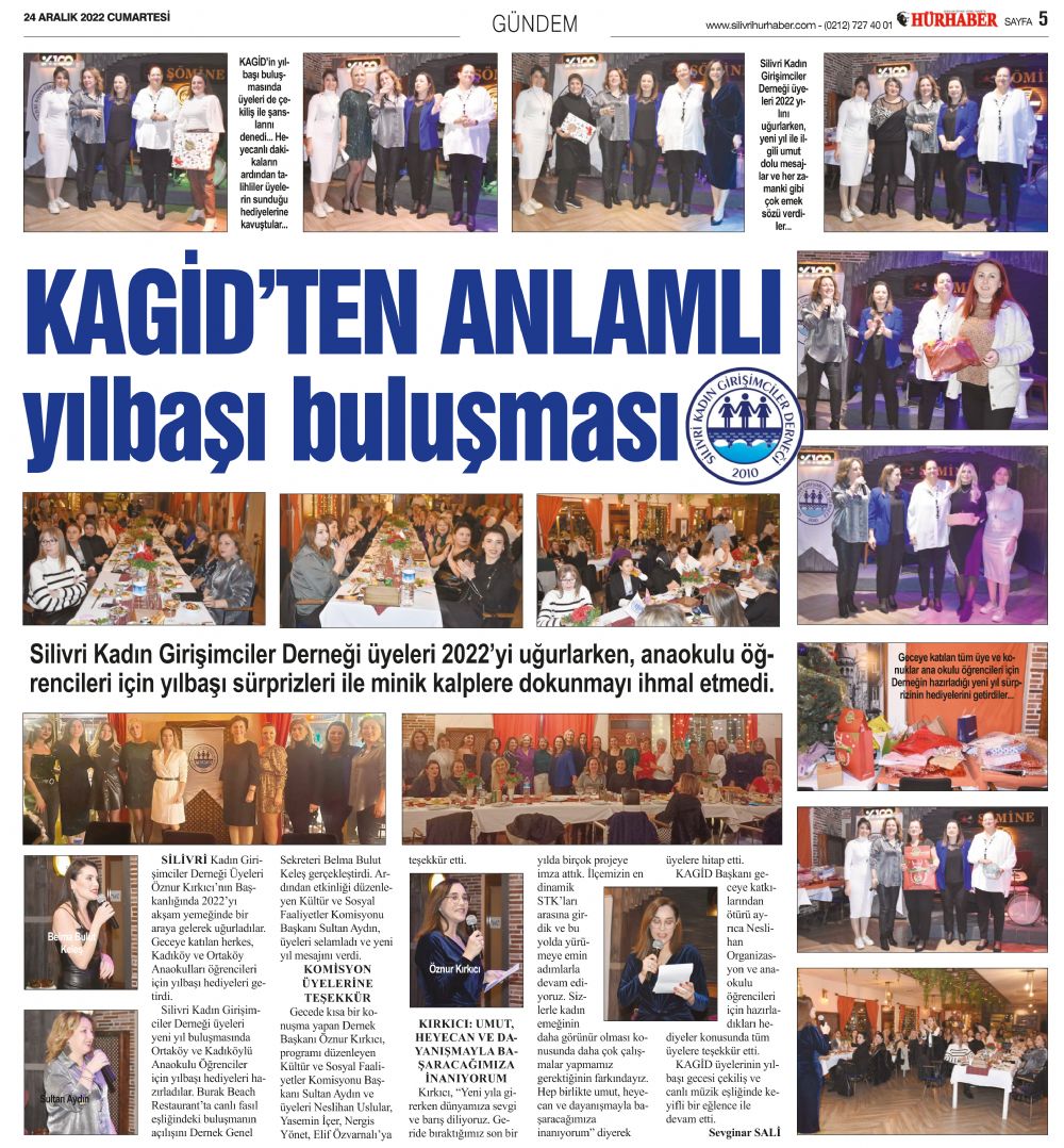 KAGİD’ten anlamlı yılbaşı buluşması