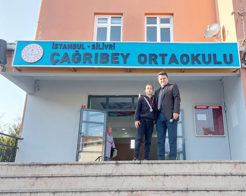 Çağrıbey, öğrencilerinin sportif başarılarını kutladı