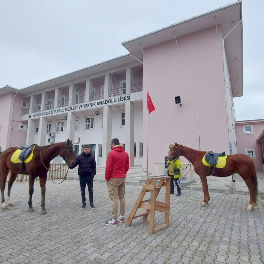 Etnospor etkinliğine katılan öğrenciler ağırlandı