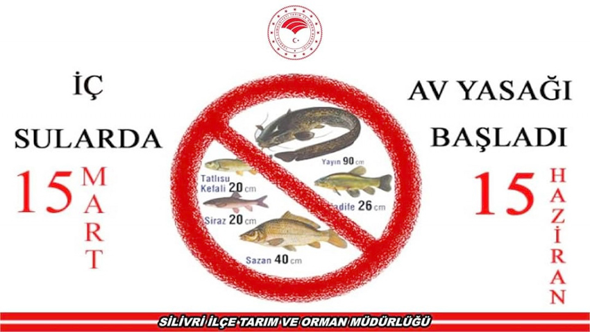 İç sularda av yasağı başladı