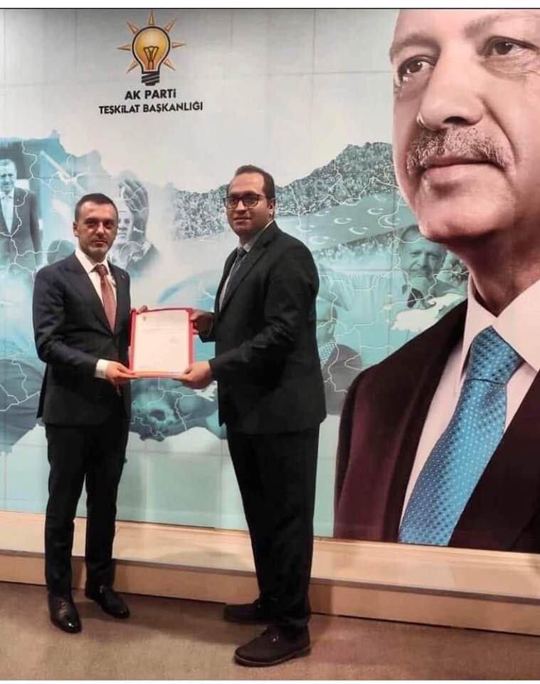 AK Parti Silivri İlçe Başkanlığına Ekrem Pamuk atandı