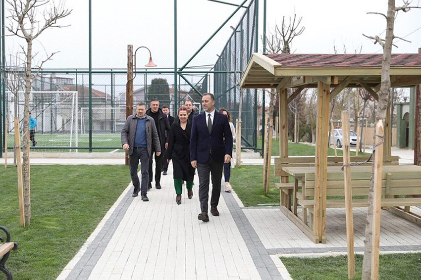 Çok Amaçlı Park ve Spor Alanını incelediler