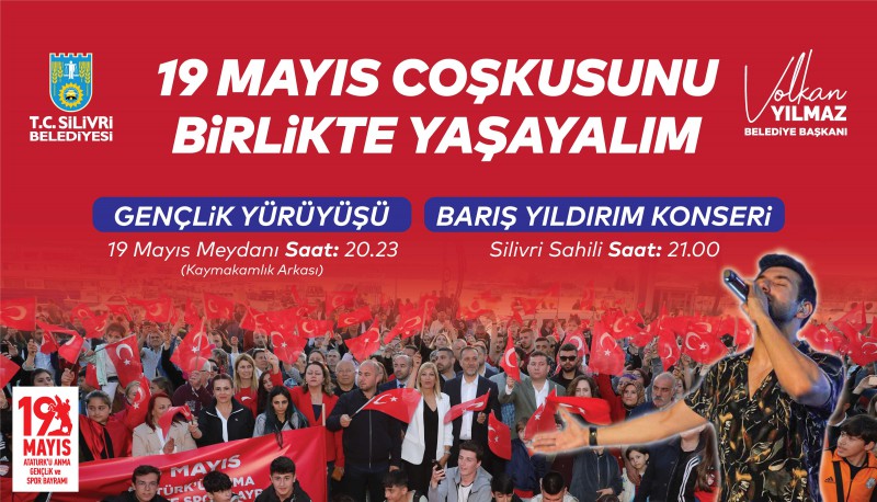 19 Mayıs Silivri’de coşkuyla kutlanacak