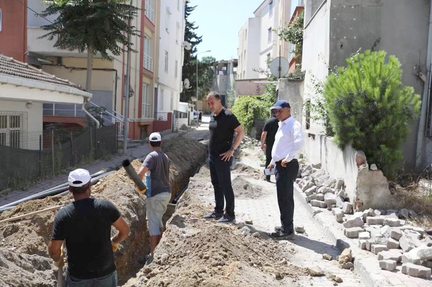 Başkan Volkan Yılmaz, çalışmaları inceledi