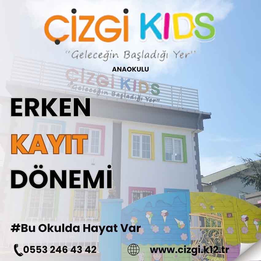 Çizgi KIDS Anaokulu yeni dönem kayıtları alıyor