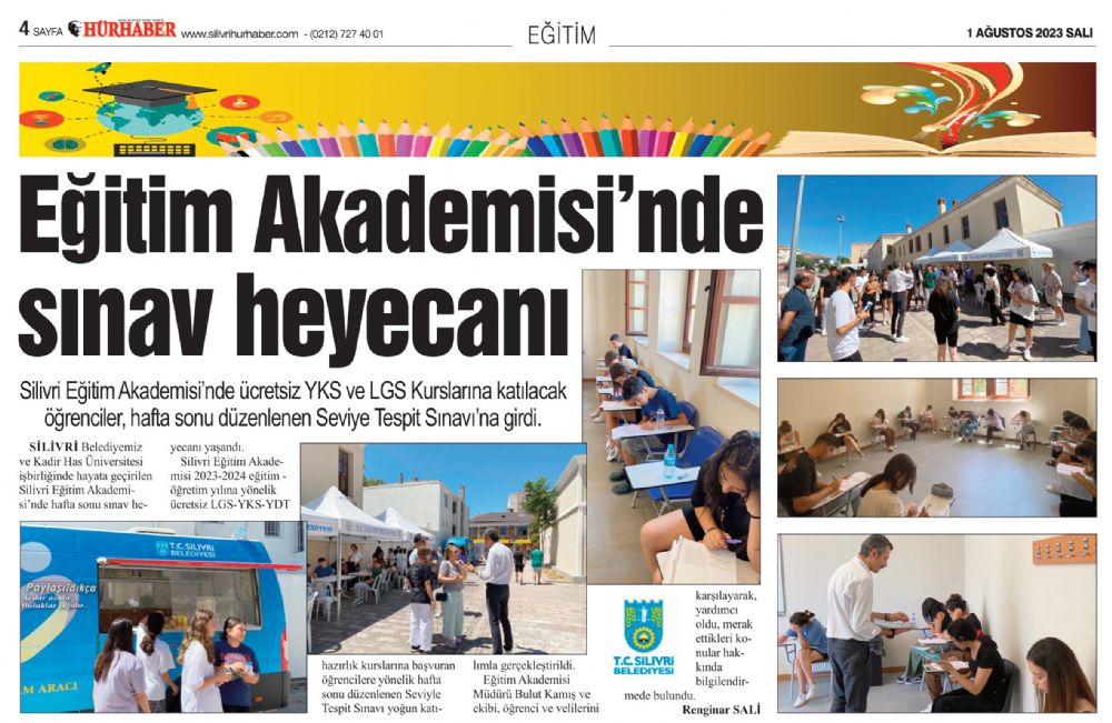 Eğitim Akademisi’nde sınav heyecanı