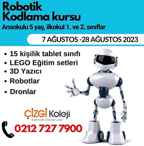 Robotik Kodlama Kursu başlıyor