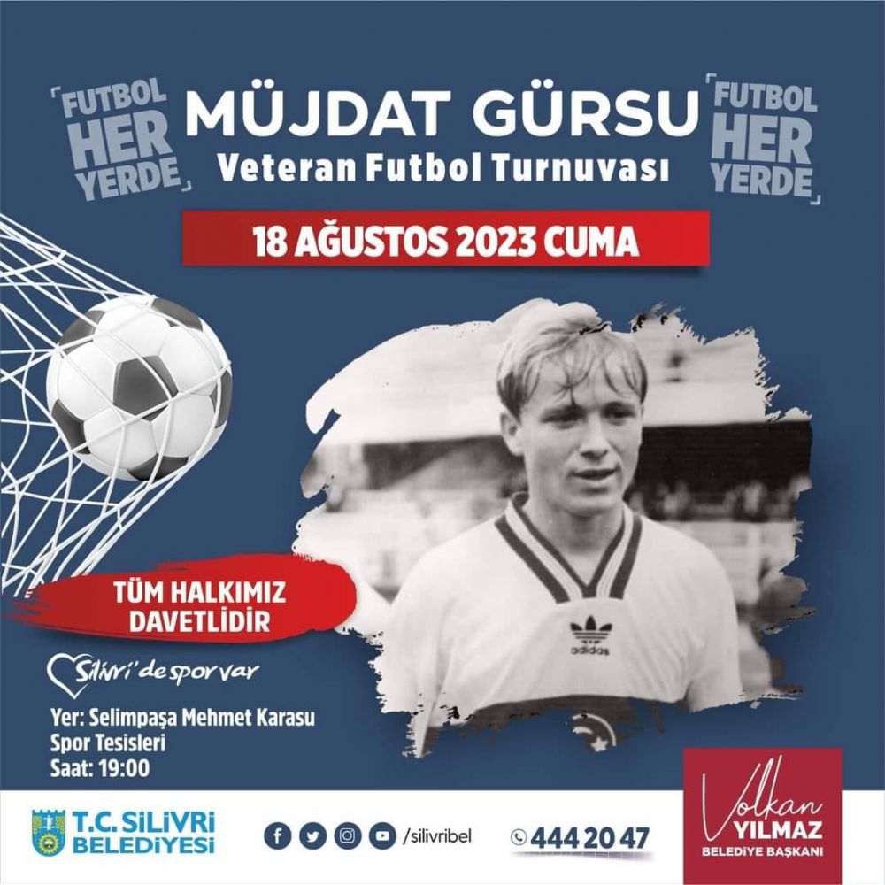 Müjdat Gürsu, Veteran Futbol Turnuvası başlıyor