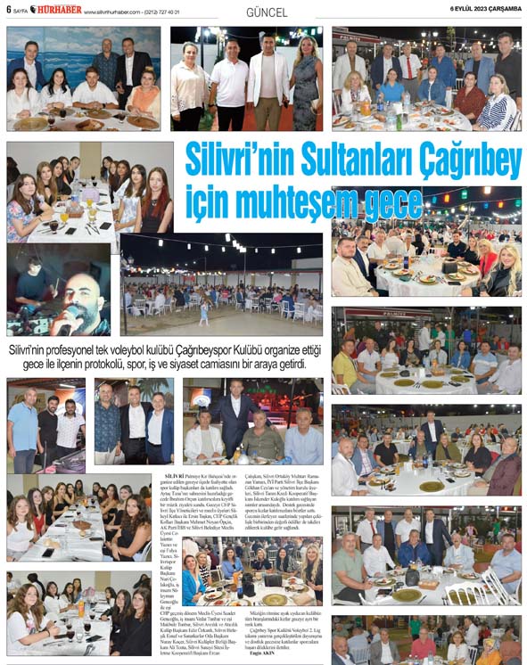 Silivri’nin Sultanları Çağrıbey için muhteşem gece