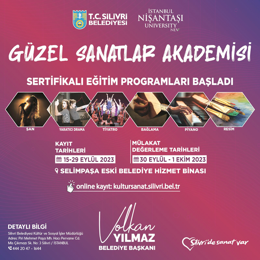 Güzel Sanatlar Akademisi eğitim programları başladı