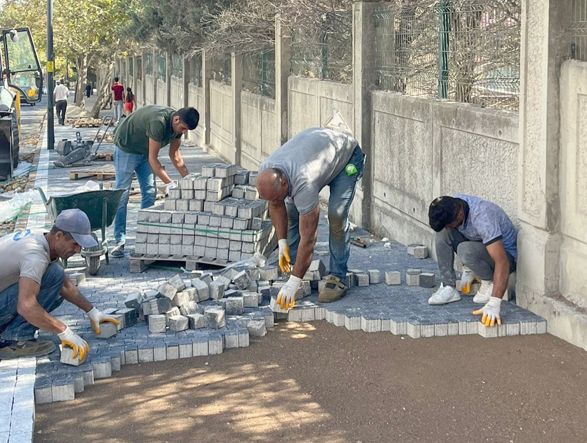 Fen İşleri Müdürlüğü ekipleri sahada