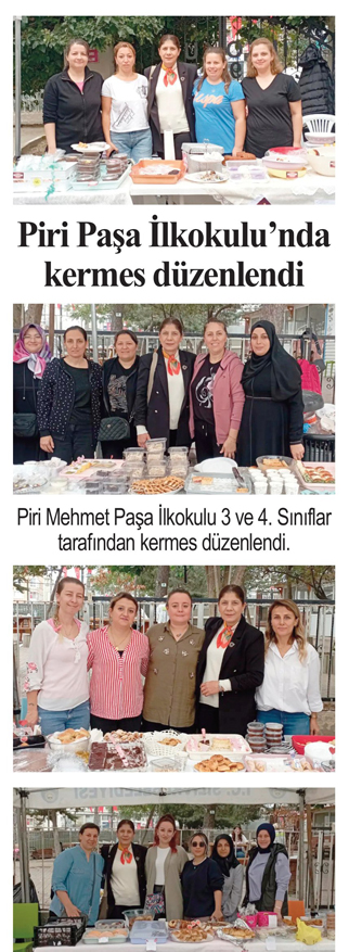 Piri Paşa İlkokulu’nda kermes düzenlendi