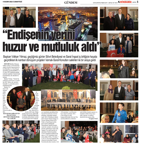 “Endişenin yerini huzur ve mutluluk aldı”