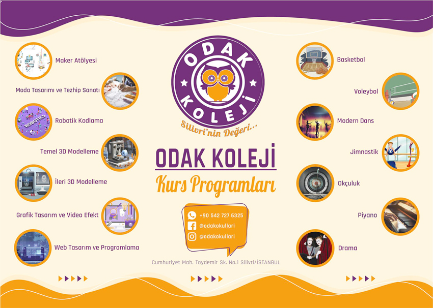 Odak Koleji’nde açılacak kurs programları