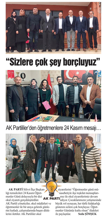 “Sizlere çok şey borçluyuz”