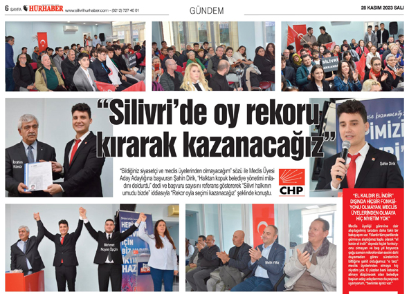 “Silivri’de oy rekoru kırarak kazanacağız”