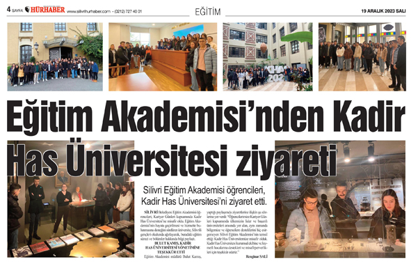 Eğitim Akademisi’nden Kadir Has Üniversitesi ziyareti