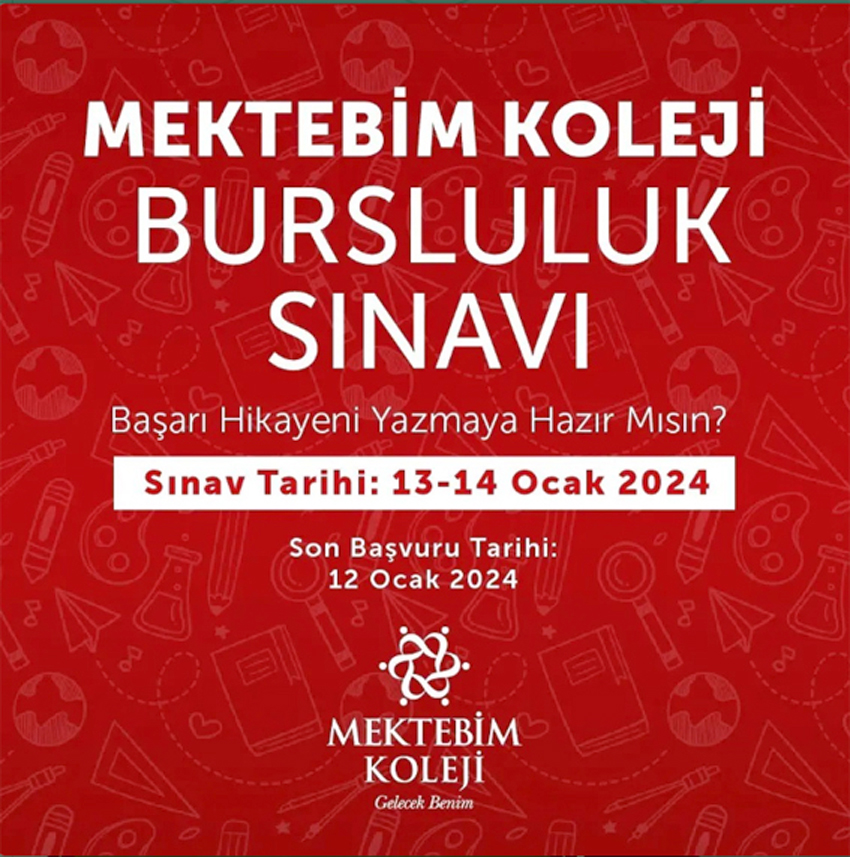 Mektebim Bursluluk Sınavı 13-14 Ocak’ta