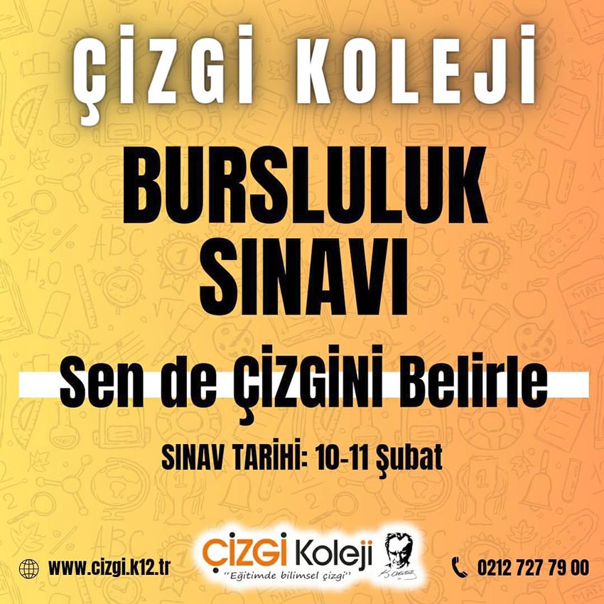 Çizgi Koleji Bursluluk Sınavı 10-11 Şubat’ta