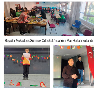 Mukaddes Sönmez Ortaokulu’nda Yerli Malı Haftası kutlandı