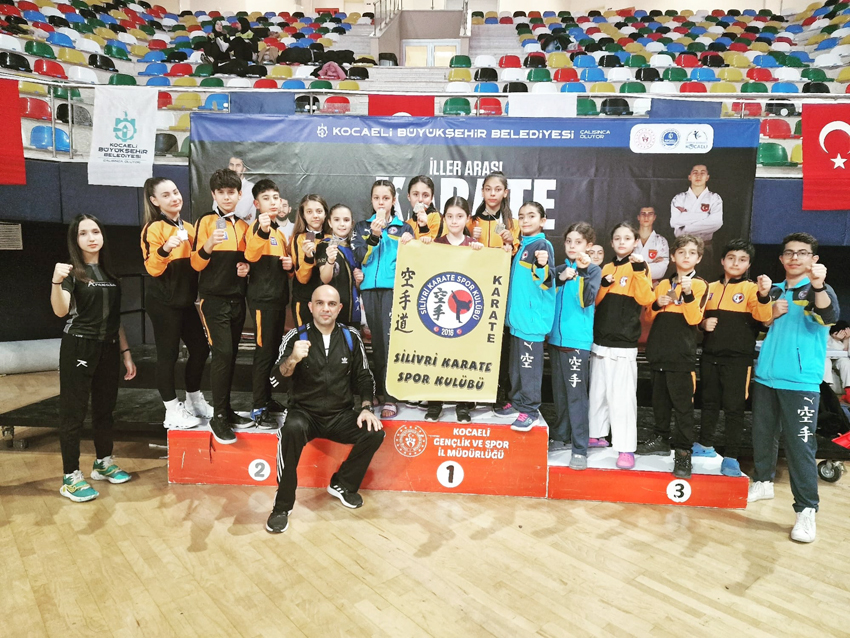 Silivri Karate 73 kulüp arasında 2’nci oldu