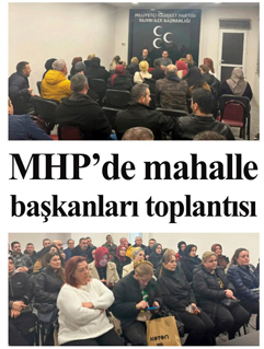 MHP’de mahalle başkanları toplantısı