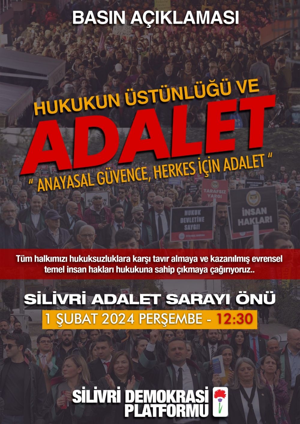 Silivri Demokrasi Platformu’ndan duyuru