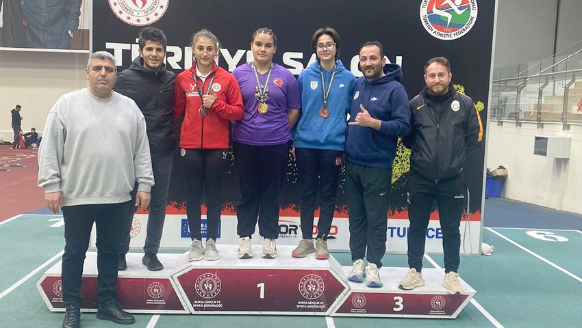 Atletizm’de Türkiye 3’üncüsü oldu