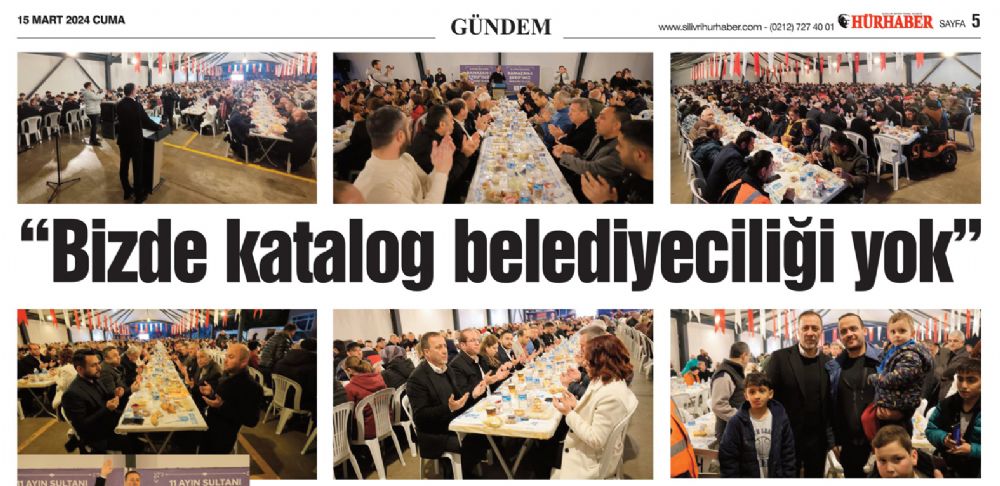 “Bizde katalog belediyeciliği yok”