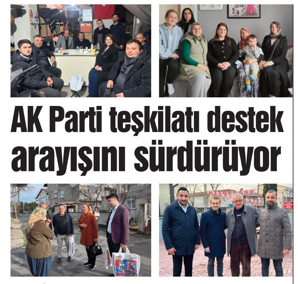 AK Parti teşkilatı destek arayışını sürdürüyor