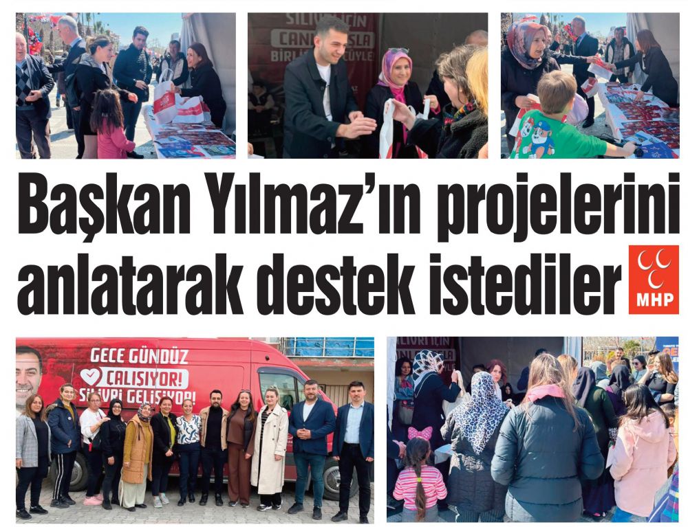 Başkan Yılmaz’ın projelerini anlatarak destek istediler