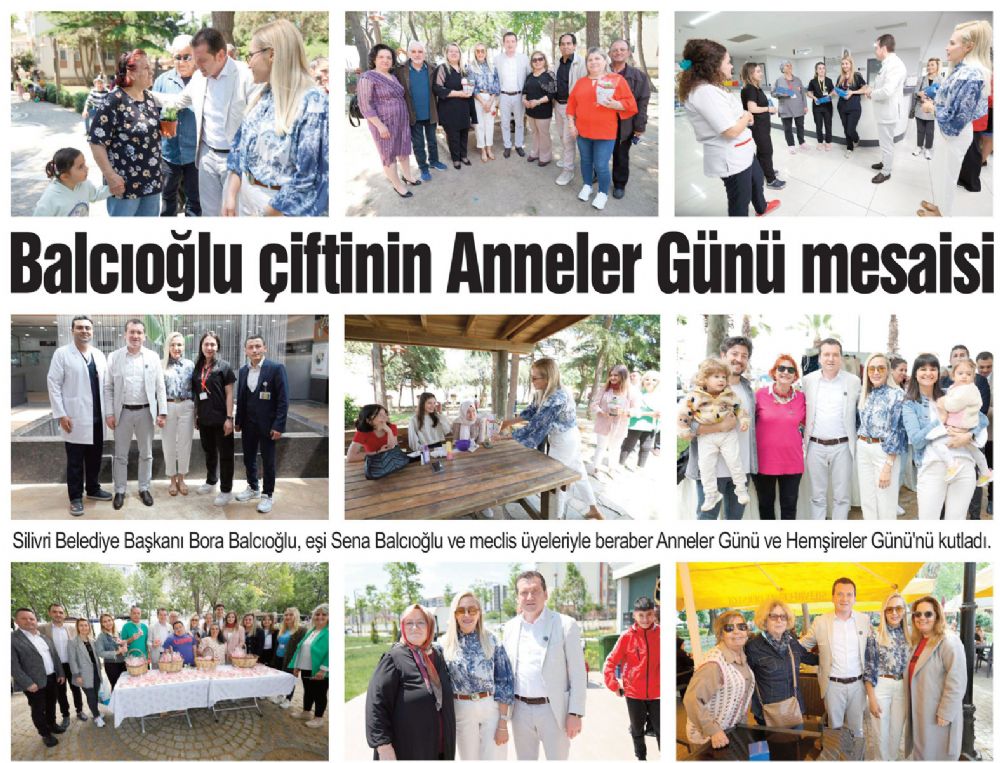 Balcıoğlu çiftinin Anneler Günü mesaisi