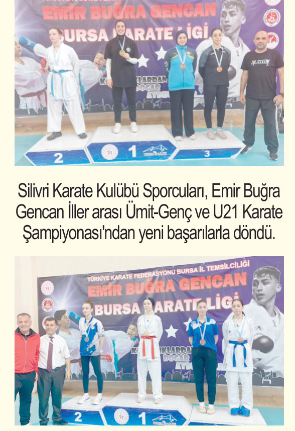 Karate sporcularından yeni madalyalar