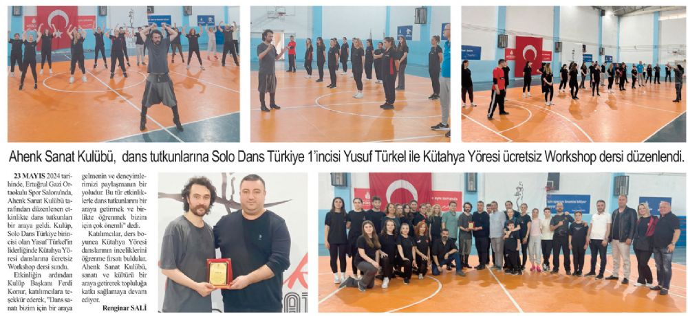 Dans tutkunları Türkiye 1’incisi Yusuf Türkel ile buluştu