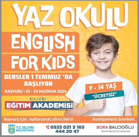 İngilizce Yaz Okulu kayıtları başladı