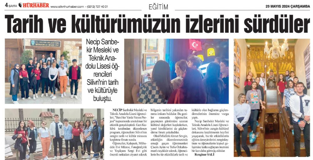 Tarih ve kültürümüzün izlerini sürdüler