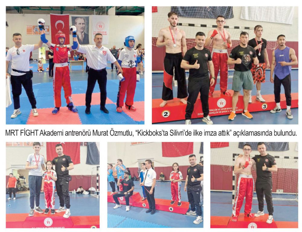 “Kickboks’ta Silivri’de ilke imza attık”