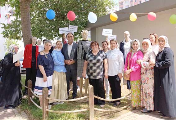 Giyim Üretim Teknolojisi Kursiyerleri ürünlerini sergiledi