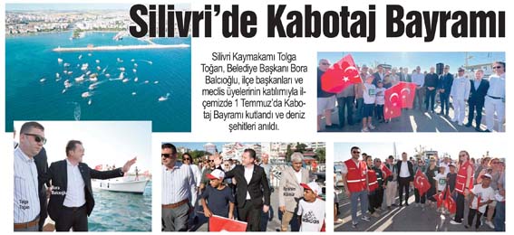 Silivri’de Kabotaj Bayramı