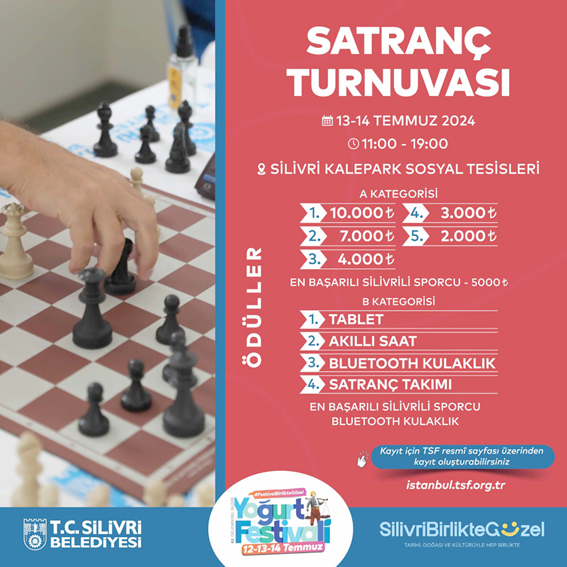 Satranç Turnuvası düzenlenecek