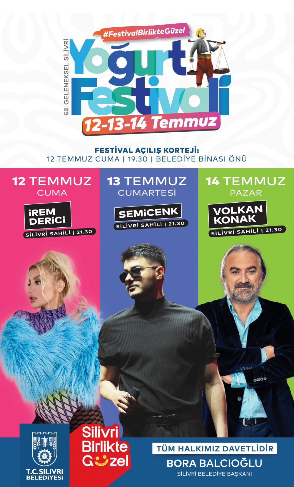 Silivri 62. Yoğurt Festivali başlıyor!