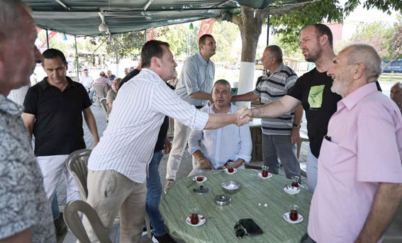 Balcıoğlu, Ortaköy’de halkın nabzını tuttu