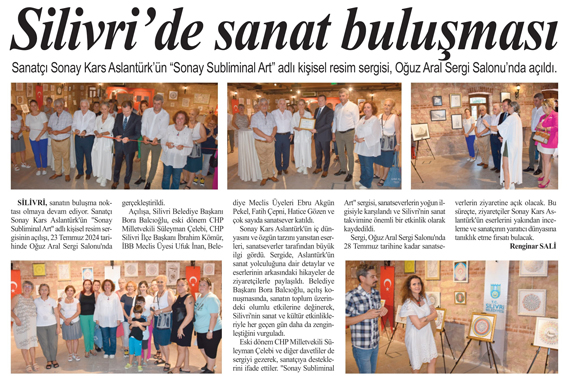 Silivri’de sanat buluşması